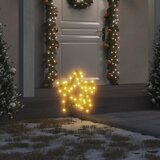 vidaXL Božična svetlobna dekoracija s konicami 3 kosi 50 LED 29 cm Cene