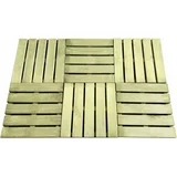  Talne plošče 6 kosov 50x50 cm lesene zelene, (21143943)