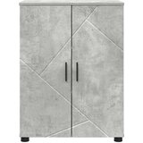 vidaXL Kopalniška omarica s polico Betonsko siva 60 x 35 x 80 cm | Shoptok.si