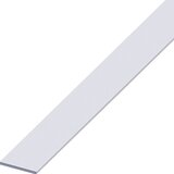 gah alberts Plosnati profil (1.000 x 25 mm, Debljina: 2 mm, Aluminij, Srebrne boje, Eloksirano) | shoptok.hr