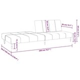  Kavč dvosed z ležiščem vinsko rdeč žamet, (21749683) | Shoptok.si
