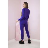Kesi Women's cotton set with a decorative heart dark purple | ePonuda.com