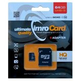 Imro memorijska kartica micro sd 64GB 100MB/s UHS-3 sa adapterom sd Cene