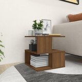 vidaXL Bočni stolić smeđa boja hrasta 40x40x40 cm konstruirano drvo Cijene