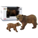  Kolekcionarske figurice grizli s bebom