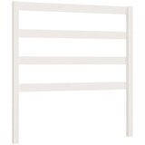  Uzglavlje za krevet bijelo 96 x 4 x 100 cm od masivne borovine | shoptok.hr