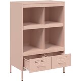  Visoka komoda ružičasta 68x39x101,5cm od čelika | shoptok.hr