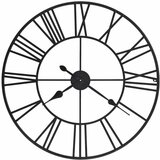  Starinski zidni sat s kvarcnim mehanizmom metalni 80 cm XXL | shoptok.hr