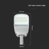  LED prigušiva solarna ulična lampa LED/50W/6,4V 6000K IP65+daljinski upravljač | Eponuda.com