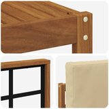  Set vanjskih sofa 5 kom. Prirodna i bež | shoptok.hr