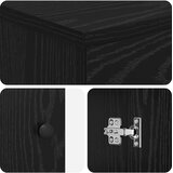  Kupaonski umivaonik s sudoperom Crna 54 x 35 x 83 cm | shoptok.hr