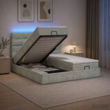  od pjene s madracem i LED-om Svjetlosiva 160 x 200 cm | shoptok.hr