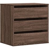 Furnova Kotni predalnik rjavi hrast 60x41x58 cm inženirski les, (21950579) | Shoptok.si