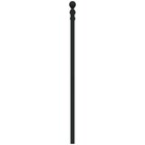  Kovinsko posteljno vzglavje črno 107 cm | Shoptok.si