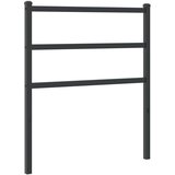  Kovinsko posteljno vzglavje črno 80 cm, (21142391) | Shoptok.si
