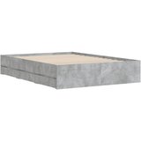  Okvir kreveta s ladicama siva boja betona 120x190 cm drveni | shoptok.hr