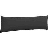 vidaXL Blazine za kavč 2 pcs Črna 145 x 40 cm blago | Shoptok.si