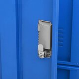 vidaXL ormarići s ključem 2 kom svjetlosivi/plavi 90x45x92,5 cm čelik | shoptok.hr