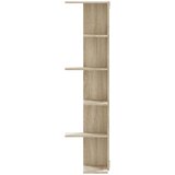  Kutna zidna polica boja hrasta sonome 36,5x36,5x140 cm drvena | Eponuda.com