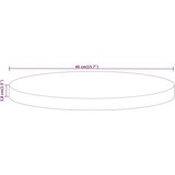  Mizna plošča Ø 40x3,8 cm okrogla trden mangov les | Shoptok.si