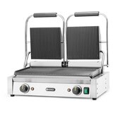 Hendi kontaktni roštilj - dvostruki u potpunosti rebrast, rebrasti vrh i dno, 230V/3600W, 570x375x(H)216mm | Eponuda.com
