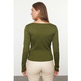 Trendyol Khaki Basic Pool Neck Knitwear Sweater | Shoptok.si