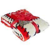 Mila Home Crvena deka s božićnim motivom od mikropliša 100x170 cm – | shoptok.hr