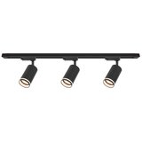 SPOT svetlo za šinski sistem PIPE 3xGU10/10W/230V crna | Eponuda.com