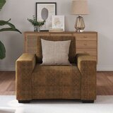  Naslanjač Rjav 59 cm iz umetnega usnja, (22054284) | Shoptok.si