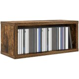  Stalak za CD-ove 2 kom. Dimljeni hrast 40 x 17 x 17 cm | shoptok.hr