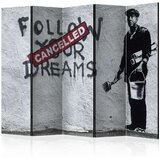  Paravan u 5 dijelova - Dreams Cancelled (Banksy) II [Room Dividers] 225x172 Cijene