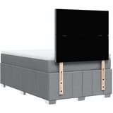  Krevet s oprugama i madracem svjetlosivi 120x190 cm od tkanine | shoptok.hr