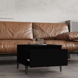 vidaXL stranska mizica 2 kosa črna 50x46x35 cm inženirski les | Shoptok.si