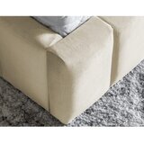 ELTAP Bež tapecirani bračni krevet s prostorom za odlaganje s podnicom 140x200 cm Lamica – | shoptok.hr