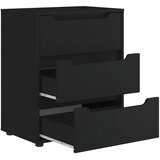  Komoda VISNES crna 60x40x73 cm izrađeno drvo | shoptok.hr