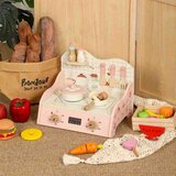 Premium Stil Dečija drvena ploča za kuvanje roze/bela MSN25001 ( 14368 ) Cene