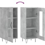  Komoda siva boja betona 34,5x34x90 cm od konstruiranog drva | shoptok.hr
