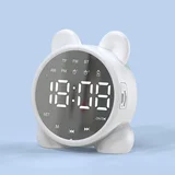 Zvočnik, združljiv s tehnologijo Bluetooth, LCD, digitalni zaslon, budilka, časovnik za spanje, otroška budilka ob postelji, (21125786)