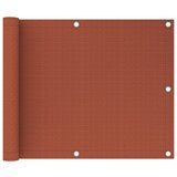 vidaXL Balkonsko platno terakota 75x600 cm HDPE Cene