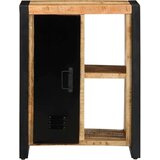 vidaXL Komoda 55x35x70 cm trden robusten mangov les in kovina | Shoptok.si