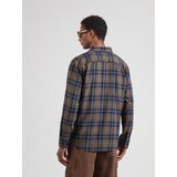 Volcom Srajca 'CADEN' mornarska / rjava / bela | Shoptok.si