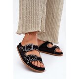 Boto Women's Sandals With Buckles And Decorative Stitching Black Visley | Shoptok.si