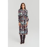 Legendww zenska midi haljina sa apstraktnim dezenom | ePonuda.com