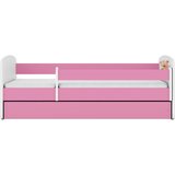 HAPPYKIDS OTROKA POSTELJA DREAMY MEDVEDKA (VE BARV IN DIMENZIJ)-Roza-80x160 | Shoptok.si