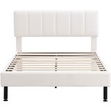 Lumor Oblazinjena postelja iz sherpe 140x190 cm – z letveno podlago – bež, (22150968) | Shoptok.si