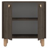 Hanah home višenamenska polica lina walnut | ePonuda.com