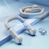 Generic zložljiv usb ventilator z ovratnim trakom za polnjenje s 3 hitrostmi in kablom type-c, prenosni ovratni ventilator brez rezil za na prostem, v pisarni,, (21125956) Cene