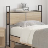 vidaXL Skladiščni naslon sonoma hrast 80 cm Konstruiran les Cene