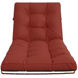  Jastučić za ležaljku VIANEN 100% poliester Crvena - Crvena 200 x 70 x 8 cm | shoptok.hr