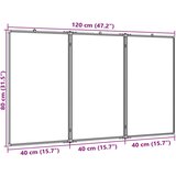  Magnetna bijela ploča sklopiva 120 x 80 x 1 7 cm aluminijska | shoptok.hr